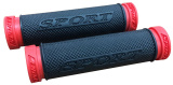 Ручка руля высокого качества "Sport", с цветными окантовками,120мм,(пара), мягкая, 661-45 /77000194/